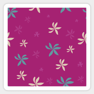 Swirling Flowers Sticker